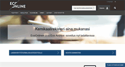 Desktop Screenshot of ecoonline.fi