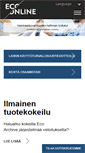 Mobile Screenshot of ecoonline.fi