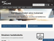 Tablet Screenshot of ecoonline.fi