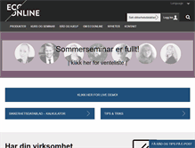Tablet Screenshot of ecoonline.no