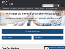 Tablet Screenshot of ecoonline.se